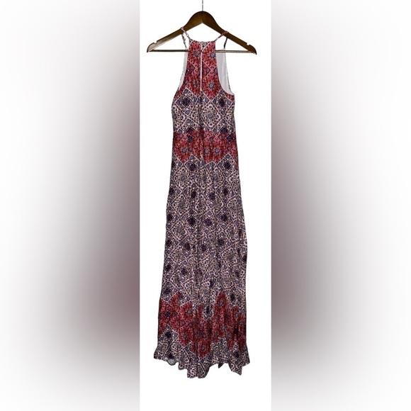 Altar’d State Wome Floral Halter Maxi Dress S Boho Prairie Feminine Dainty NEW - Picture 2 of 10